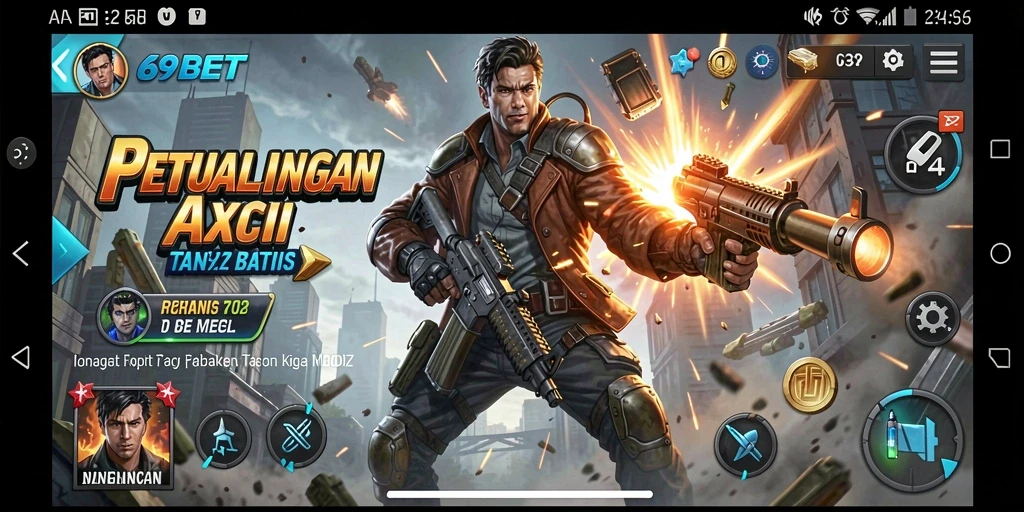 Screenshot gameplay 69BET menampilkan aksi mendebarkan dalam setiap pertempuran.