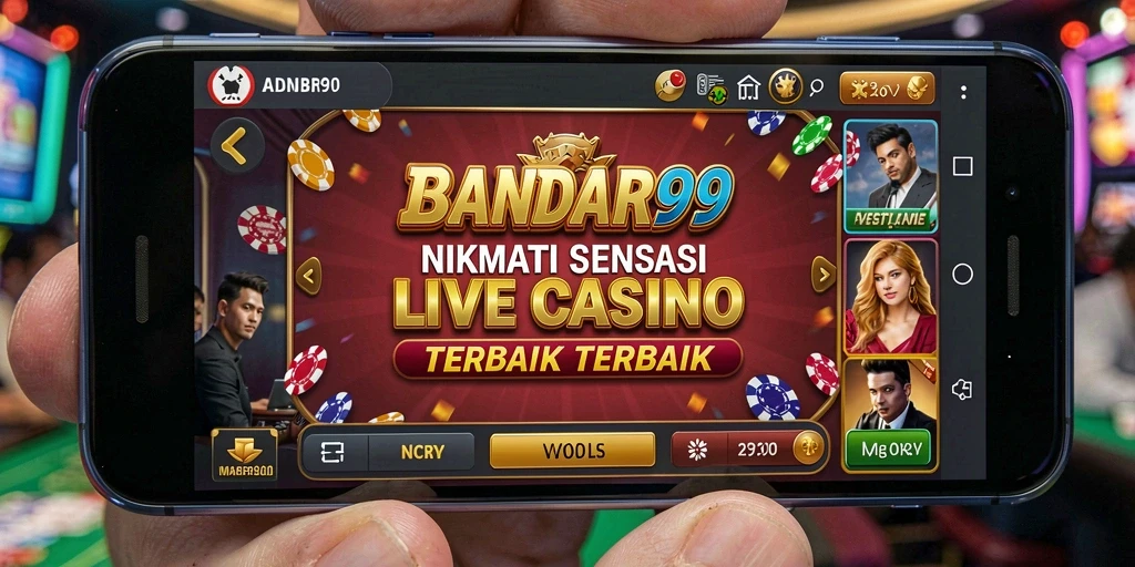 Tampilan gameplay BANDAR99 yang mendebarkan di Live Casino.