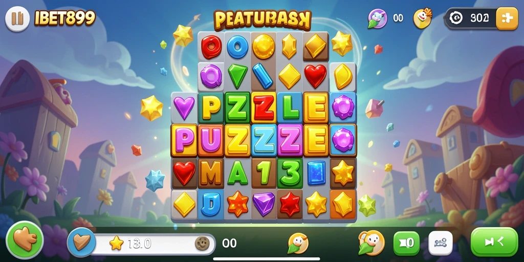 Tampilan gameplay menarik dari IBET899 dengan kombinasi warna cerah.