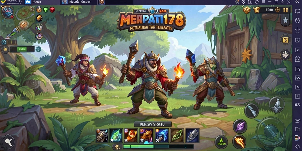 Tampilan gameplay seru dan grafis menawan dari MERPATI178.