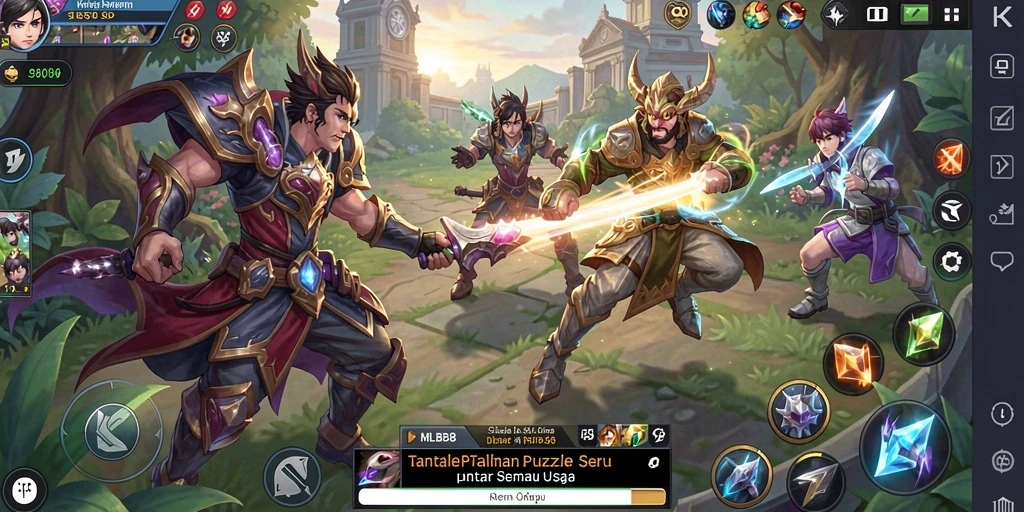 Tangkapan layar gameplay <strong>MLBB8</strong> yang menampilkan teka-teki yang menantang.