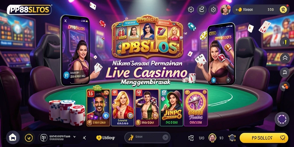 Tampilan gameplay seru dari PP88SLOTS di Live Casino.