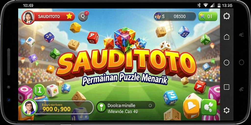 Tangkapan layar gameplay SAUDITOTO yang menunjukkan tantangan Puzzle yang menarik.